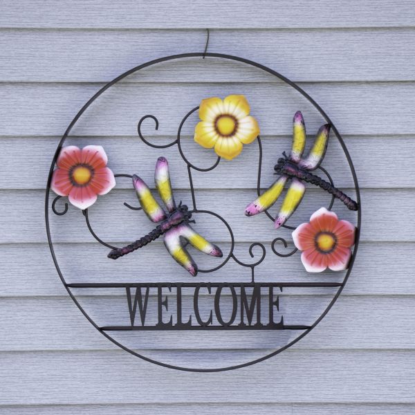 Dragonfly Outdoor Welcome Wheel - Image 3
